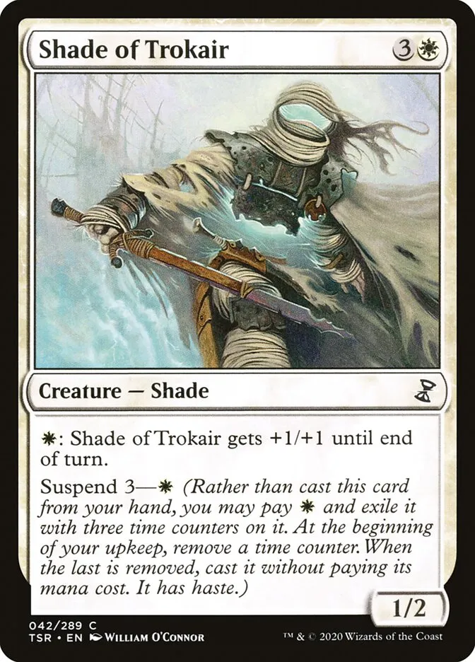 2021 Time Spiral Remastered Shade of Trokair common #42 common card image