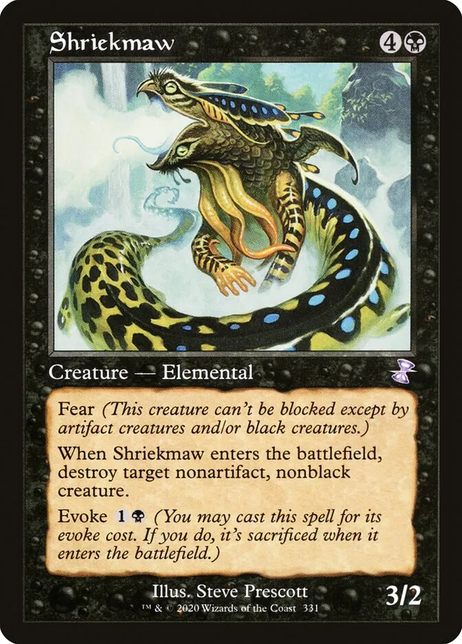 2021 Time Spiral Remastered Shriekmaw special #331 special card image