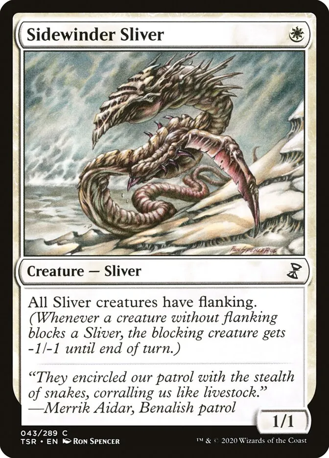 2021 Time Spiral Remastered Sidewinder Sliver common #43 common card image