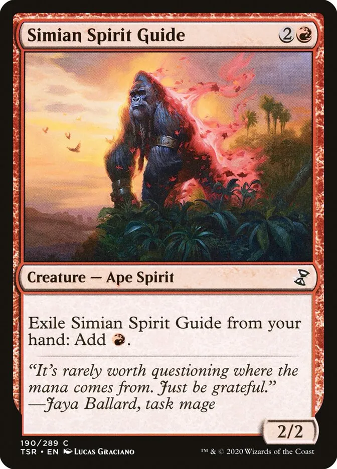 2021 Time Spiral Remastered Simian Spirit Guide common #190 common card image