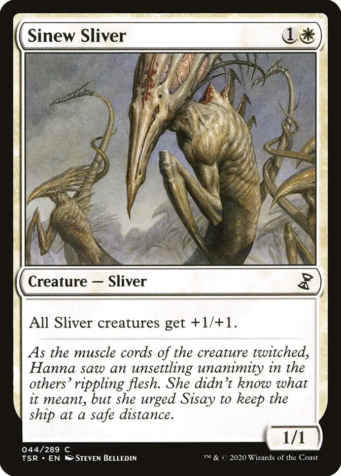 2021 Time Spiral Remastered Sinew Sliver common #44 common card image