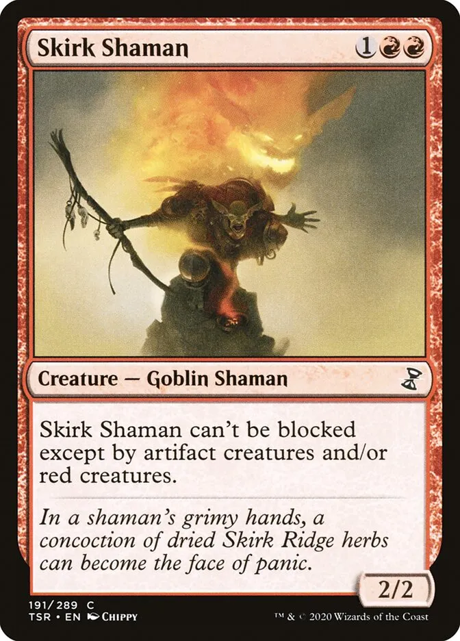 2021 Time Spiral Remastered Skirk Shaman #191 common card image