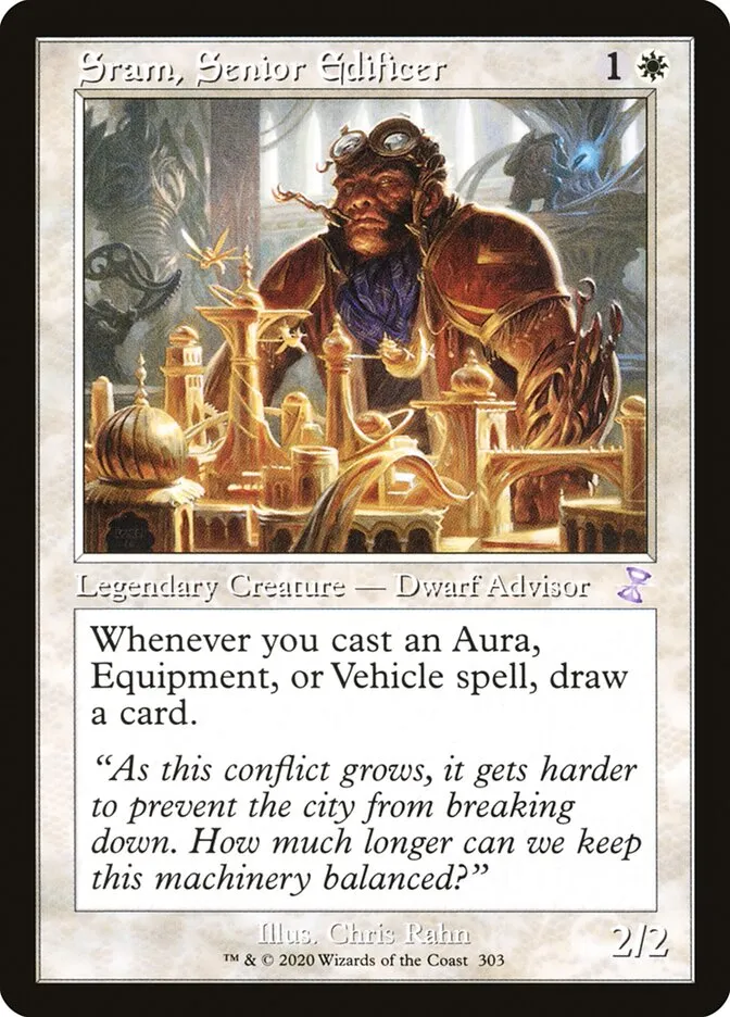 2021 Time Spiral Remastered Sram, Senior Edificer special #303 special card image