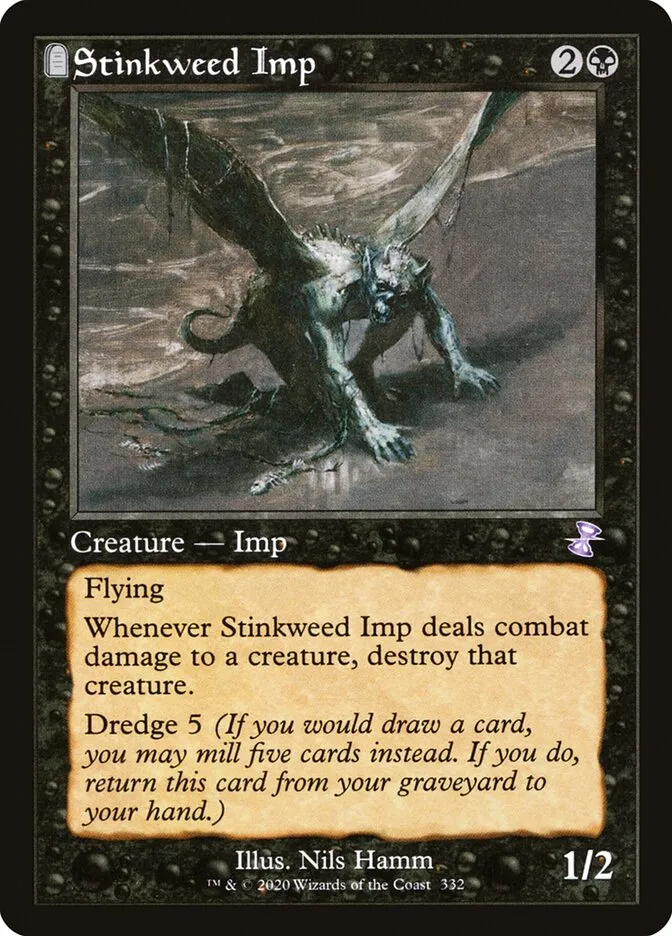 2021 Time Spiral Remastered Stinkweed Imp special #332 special card image
