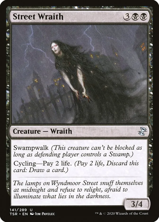 2021 Time Spiral Remastered Street Wraith #141 uncommon card image