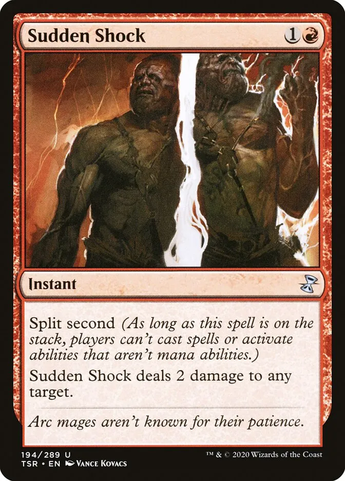 2021 Time Spiral Remastered Sudden Shock #194 uncommon card image