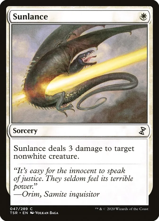 2021 Time Spiral Remastered Sunlance common #47 common card image