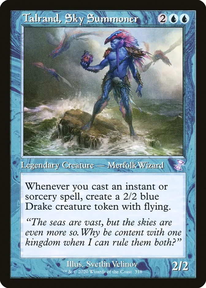 2021 Time Spiral Remastered Talrand, Sky Summoner special #318 special card image
