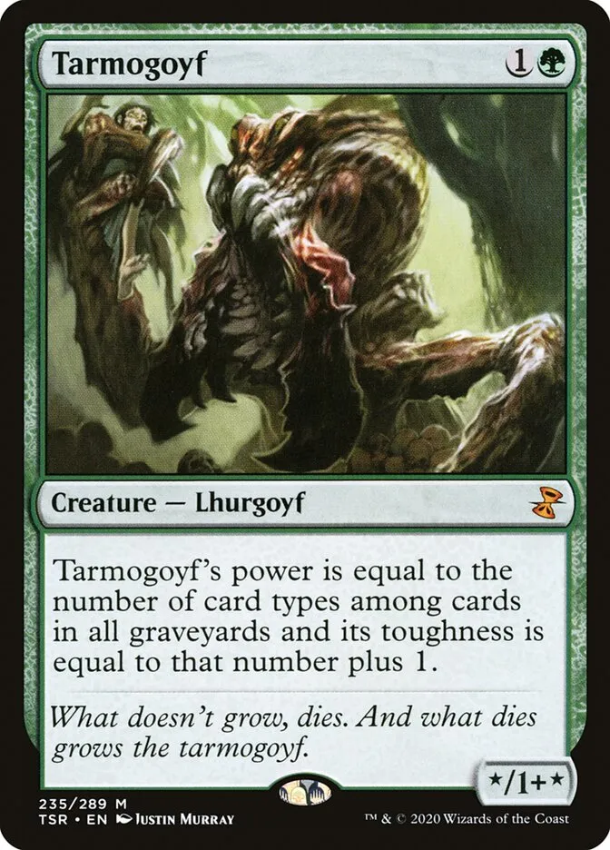 2021 Time Spiral Remastered Tarmogoyf #235 mythic card image