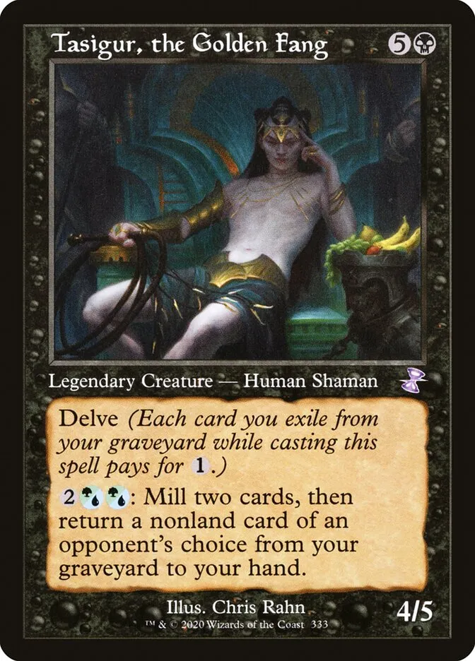 2021 Time Spiral Remastered Tasigur, the Golden Fang special #333 special card image