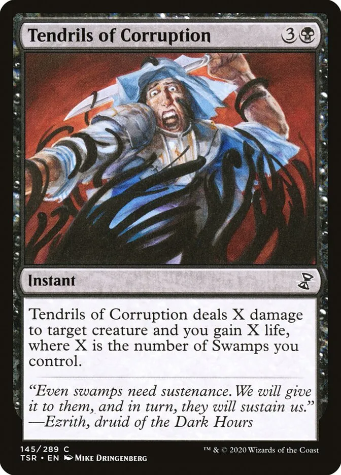2021 Time Spiral Remastered Tendrils of Corruption #145 common card image