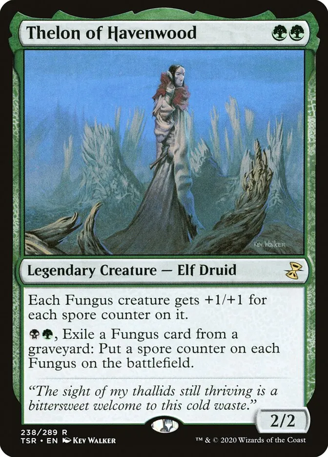 2021 Time Spiral Remastered Thelon of Havenwood rare #238 rare card image