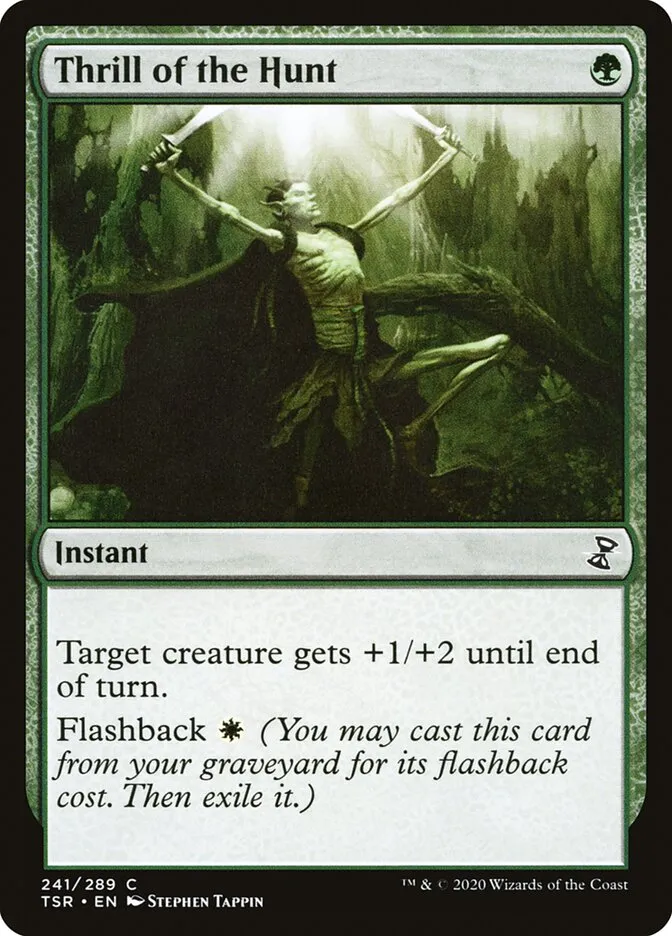 2021 Time Spiral Remastered Thrill of the Hunt #241 common card image