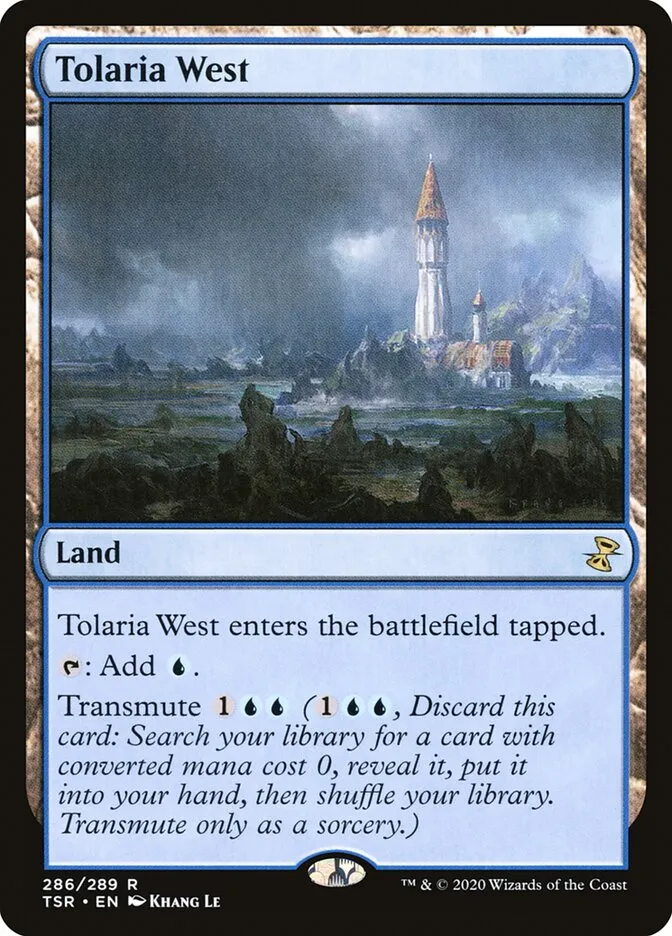 2021 Time Spiral Remastered Tolaria West rare #286 rare card image