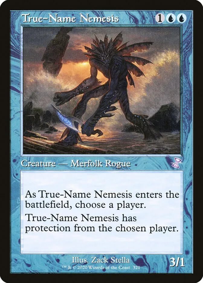 2021 Time Spiral Remastered True-Name Nemesis special #321 special card image