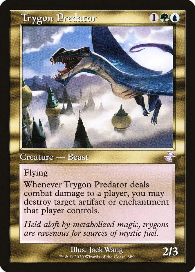 2021 Time Spiral Remastered Trygon Predator #389 special card image