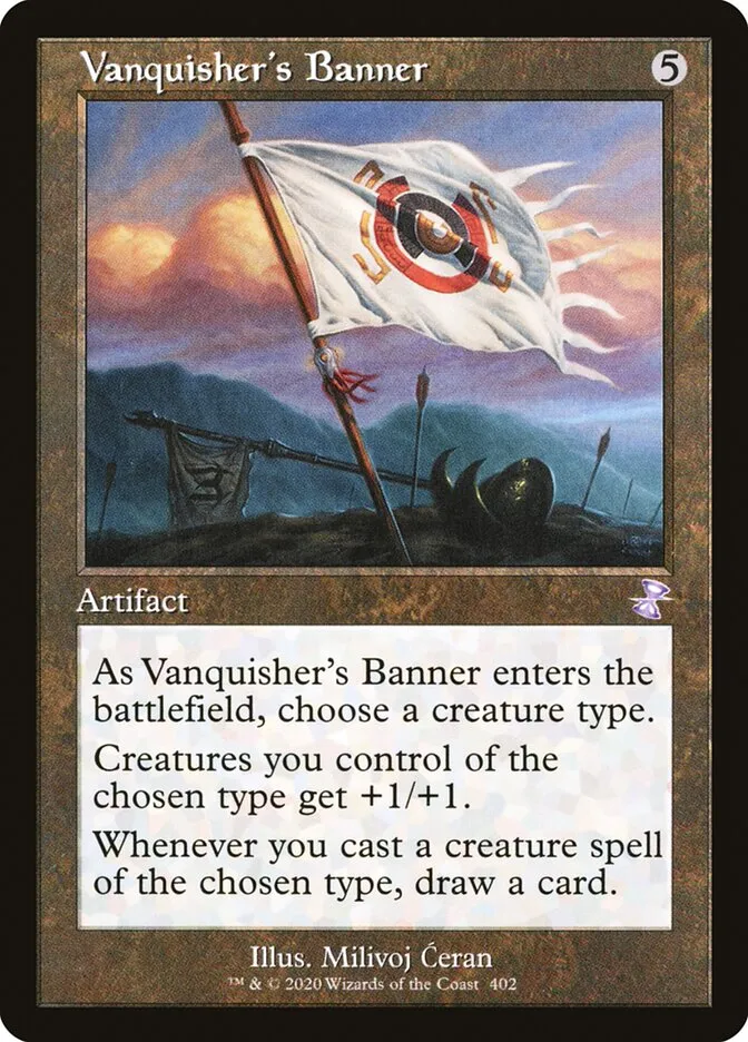 2021 Time Spiral Remastered Vanquisher's Banner special #402 special card image