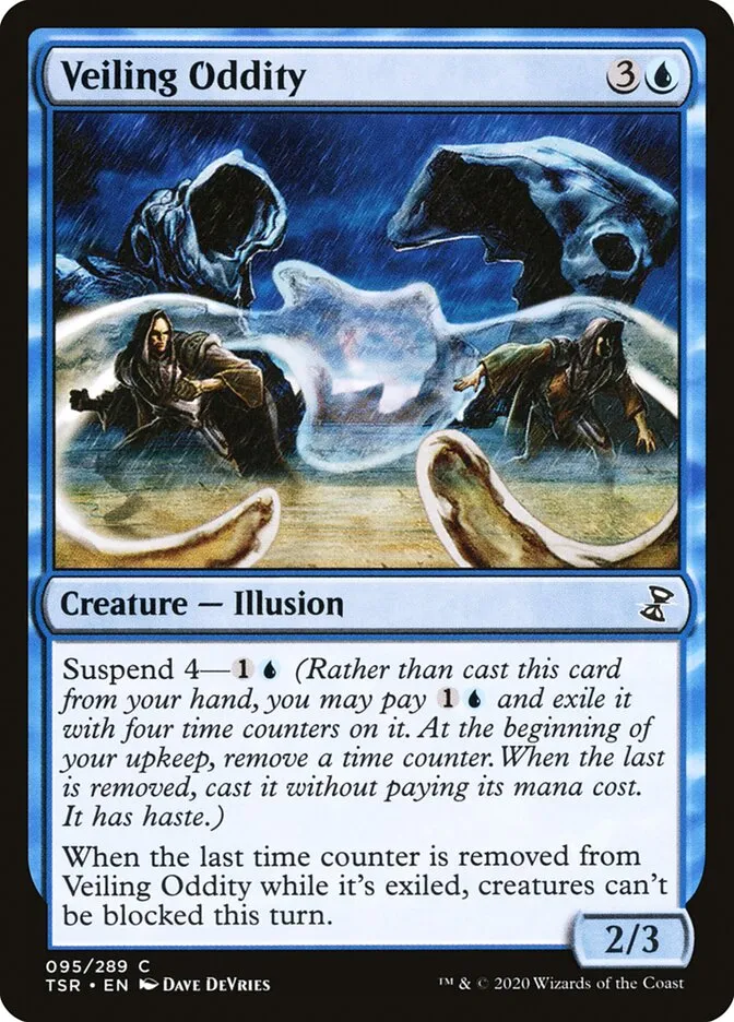 2021 Time Spiral Remastered Veiling Oddity #95 common card image