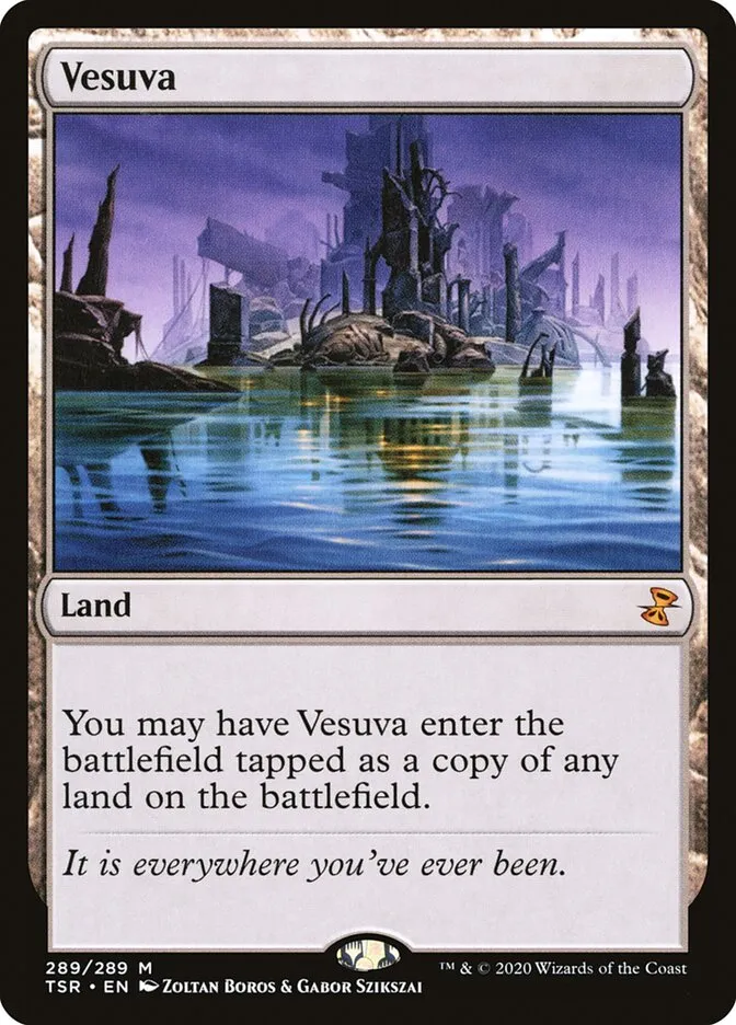 2021 Time Spiral Remastered Vesuva #289 mythic card image