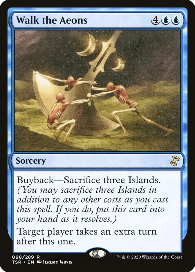 2021 Time Spiral Remastered Walk the Aeons rare #98 rare card image
