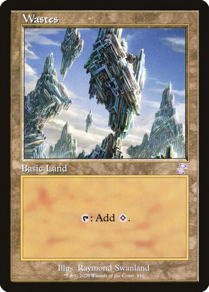 2021 Time Spiral Remastered Wastes #410 special card image