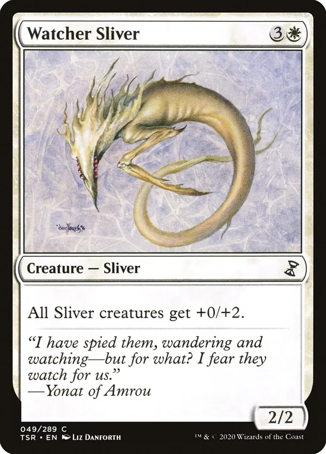 2021 Time Spiral Remastered Watcher Sliver common #49 common card image