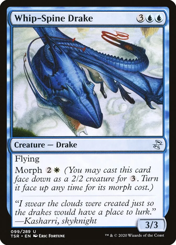 2021 Time Spiral Remastered Whip-Spine Drake #99 uncommon card image