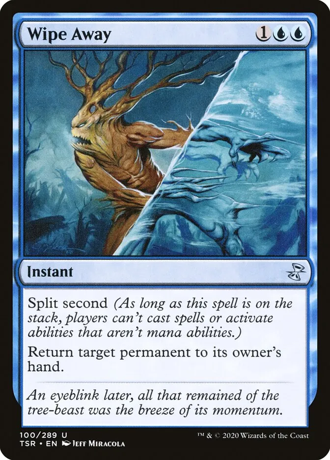 2021 Time Spiral Remastered Wipe Away uncommon #100 uncommon card image