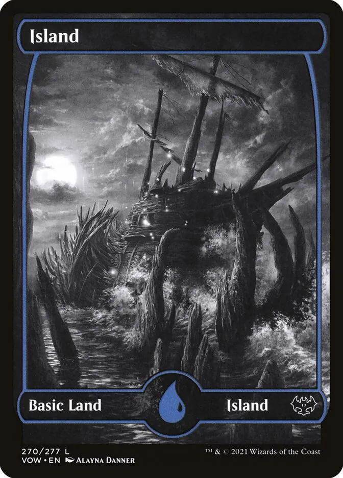 2021 Innistrad: Crimson Vow Island [270 Foil] common #270 common card image