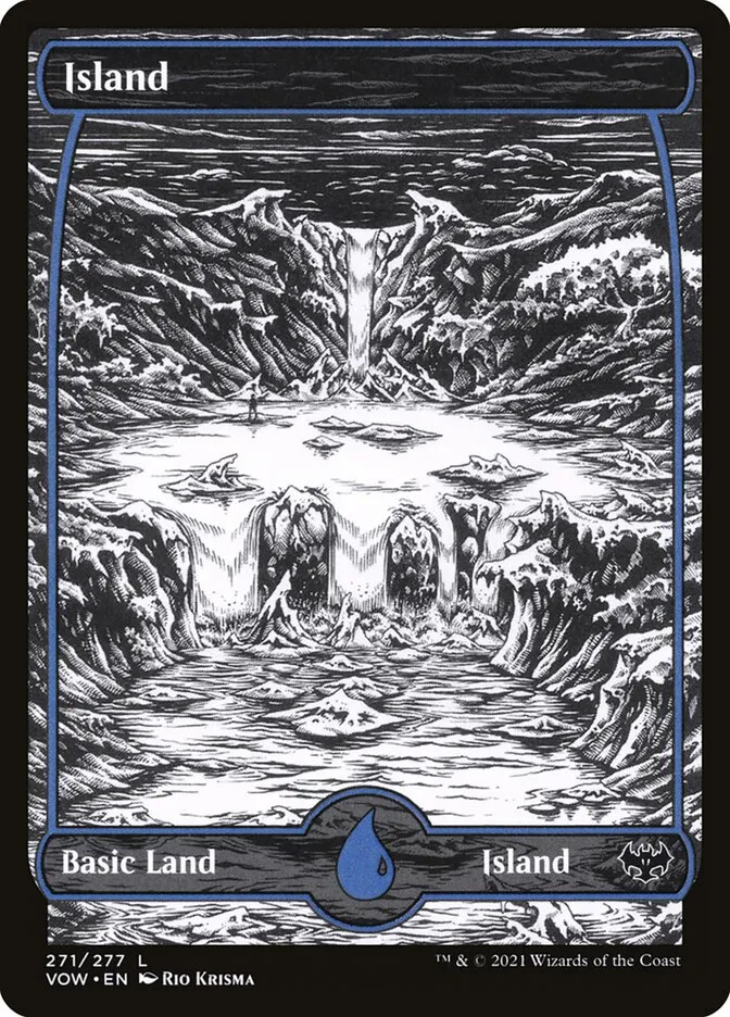 2021 Innistrad: Crimson Vow Island [271] common #271 common card image