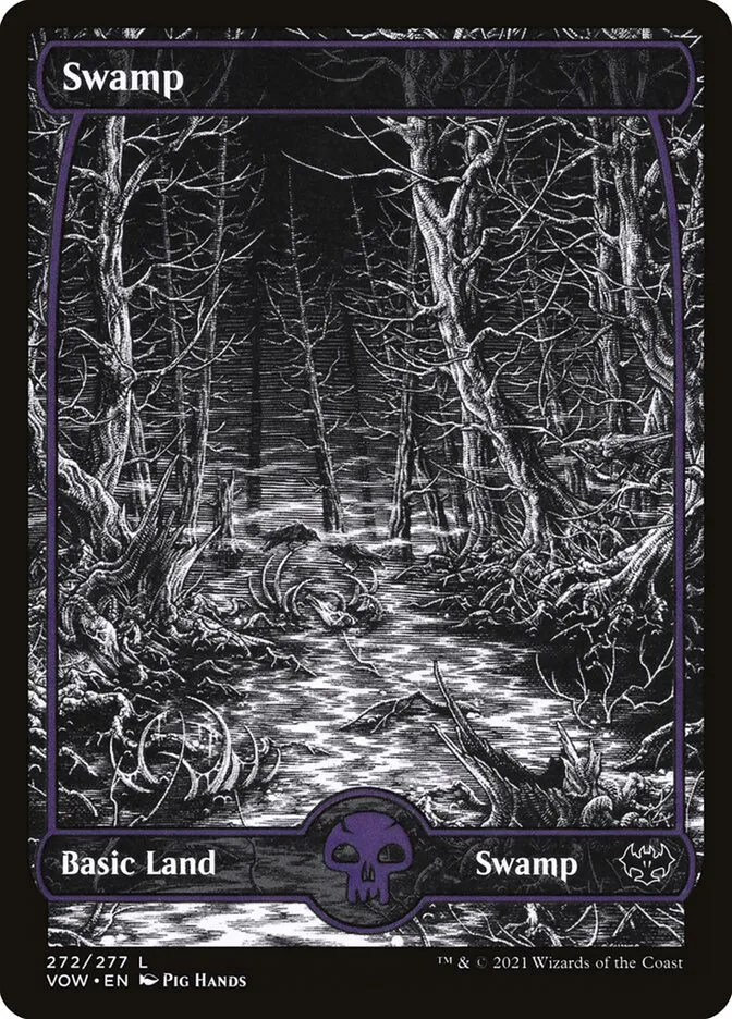 2021 Innistrad: Crimson Vow Swamp #272 common card image