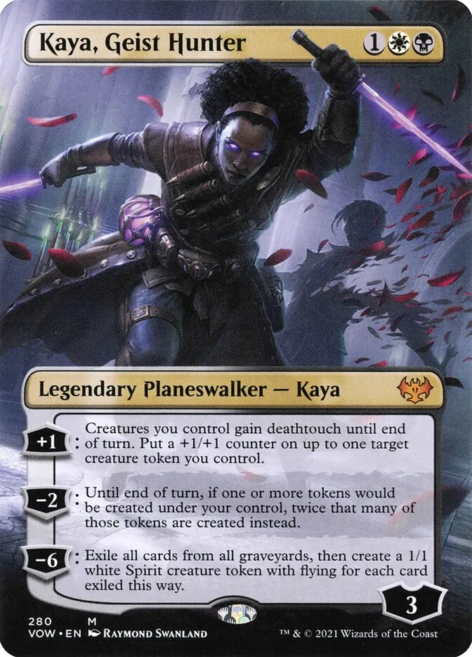 2021 Innistrad: Crimson Vow Kaya, Geist Hunter #280 mythic card image