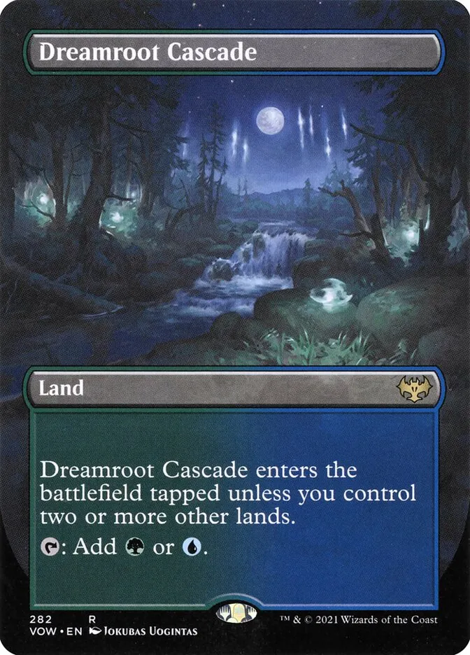 2021 Innistrad: Crimson Vow Dreamroot Cascade rare #282 rare card image