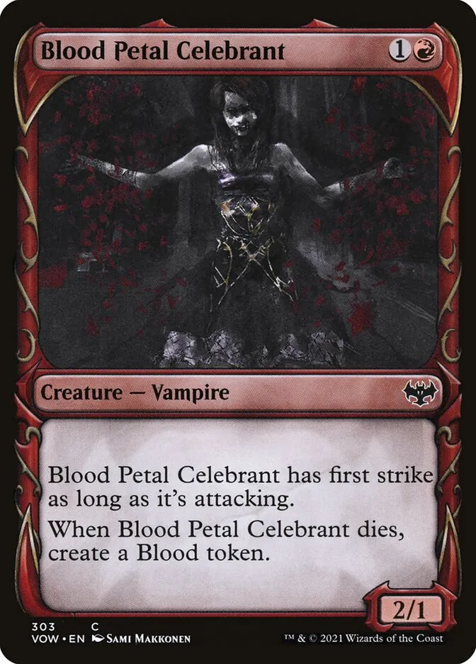 2021 Innistrad: Crimson Vow Blood Petal Celebrant #303 common card image