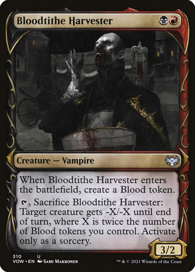 2021 Innistrad: Crimson Vow Bloodtithe Harvester #310 uncommon card image