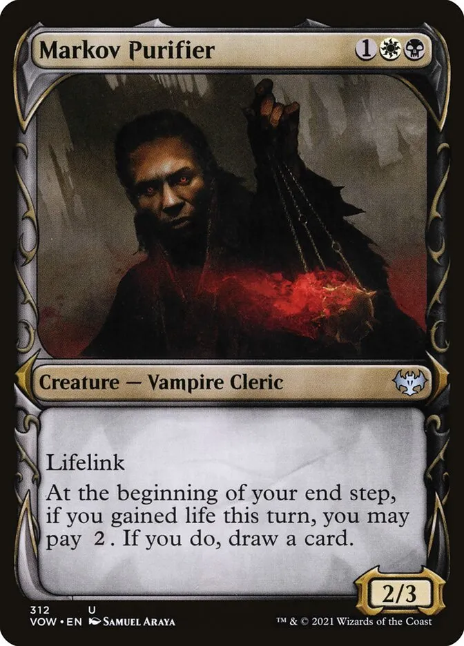 2021 Innistrad: Crimson Vow Markov Purifier #312 uncommon card image