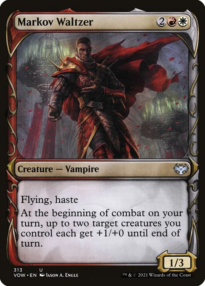 2021 Innistrad: Crimson Vow Markov Waltzer #313 uncommon card image