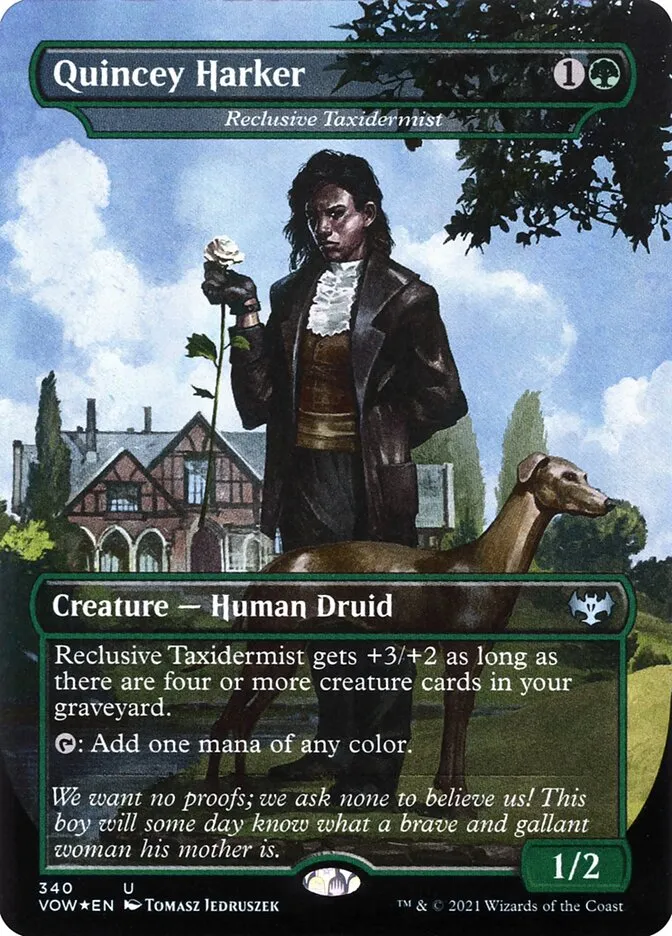 2021 Innistrad: Crimson Vow Reclusive Taxidermist #340 uncommon card image