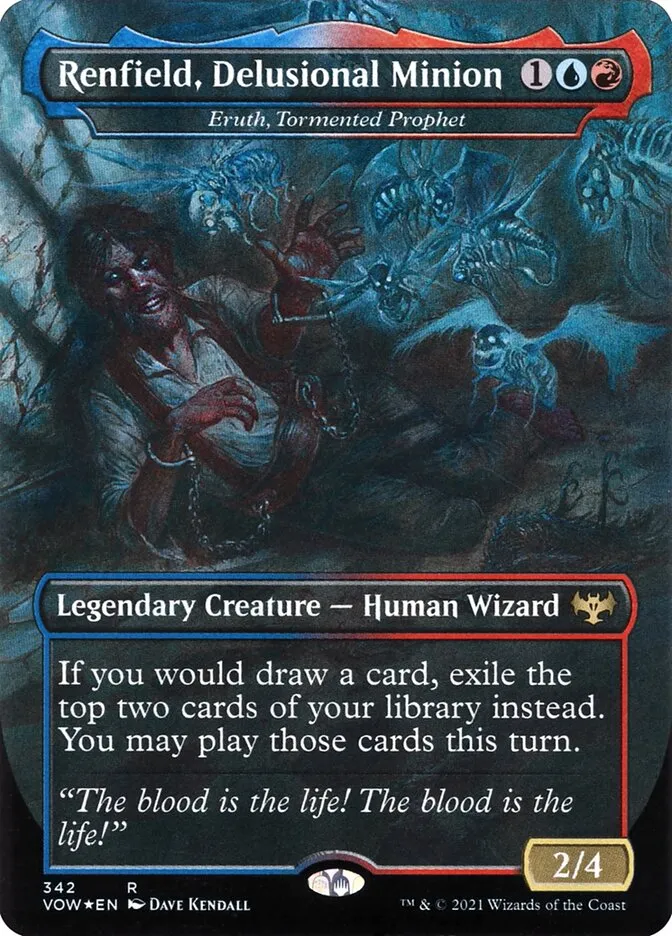 2021 Innistrad: Crimson Vow Eruth, Tormented Prophet #342 rare card image