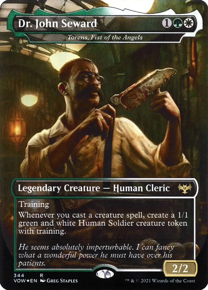 2021 Innistrad: Crimson Vow Torens, Fist of the Angels #344 rare card image