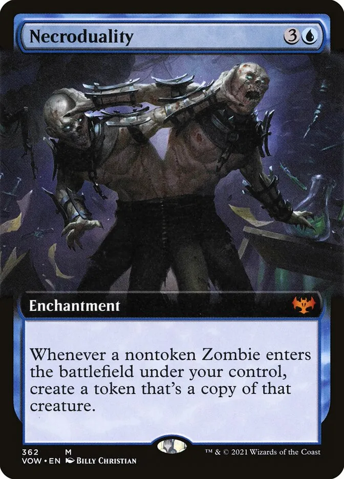 2021 Innistrad: Crimson Vow Necroduality mythic #362 mythic card image
