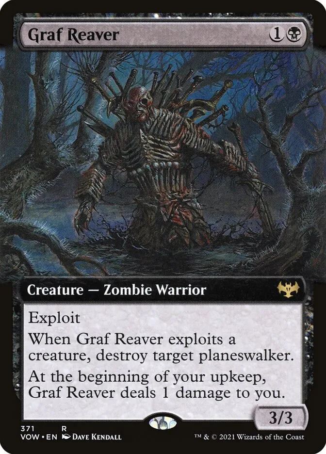 2021 Innistrad: Crimson Vow Graf Reaver #371 rare card image