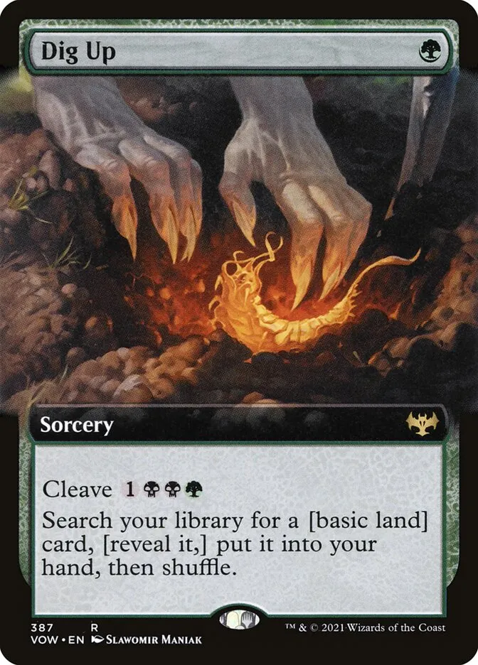2021 Innistrad: Crimson Vow Dig Up #387 rare card image