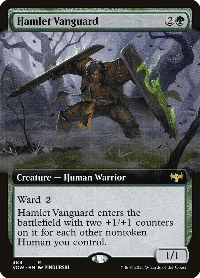 2021 Innistrad: Crimson Vow Hamlet Vanguard rare #389 rare card image