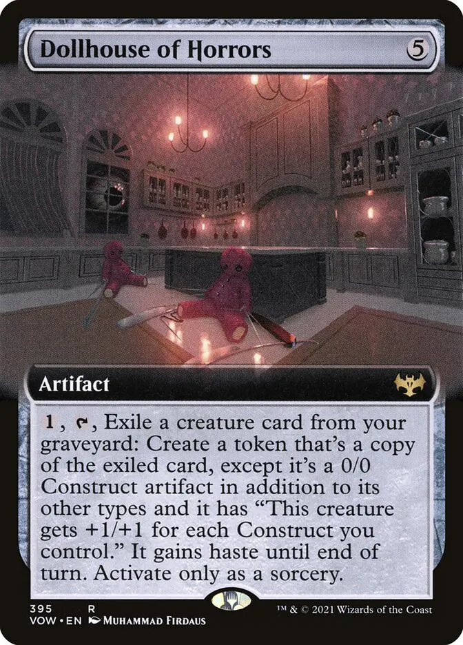 2021 Innistrad: Crimson Vow Dollhouse of Horrors #395 rare card image
