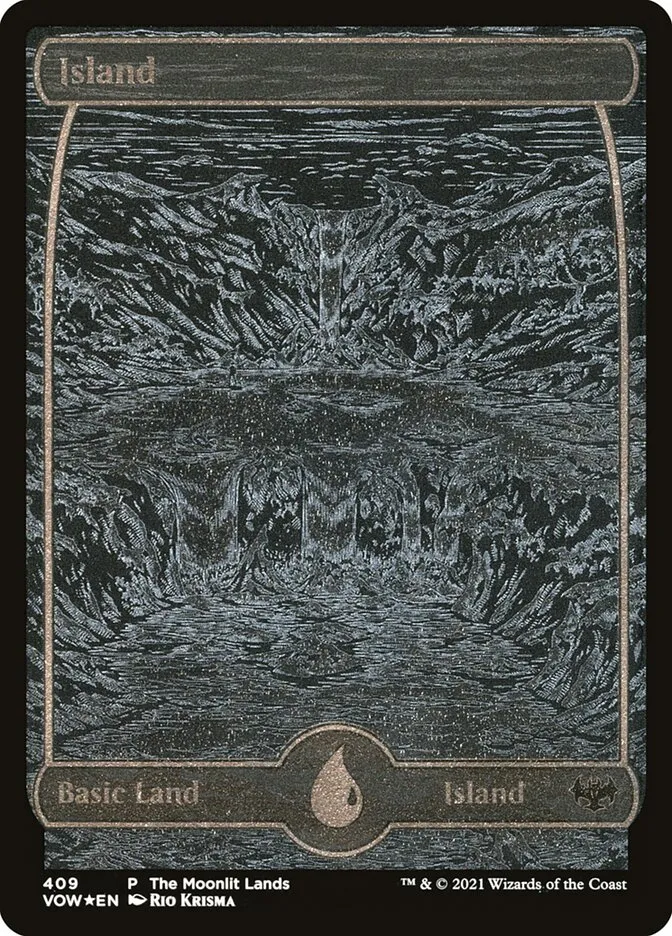 2021 Innistrad: Crimson Vow Island #409 common card image