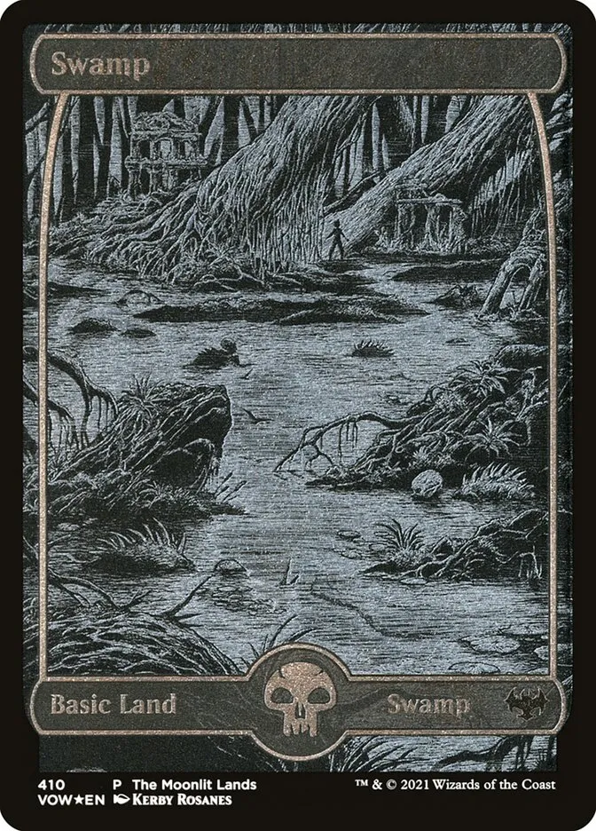 2021 Innistrad: Crimson Vow Swamp #410 common card image