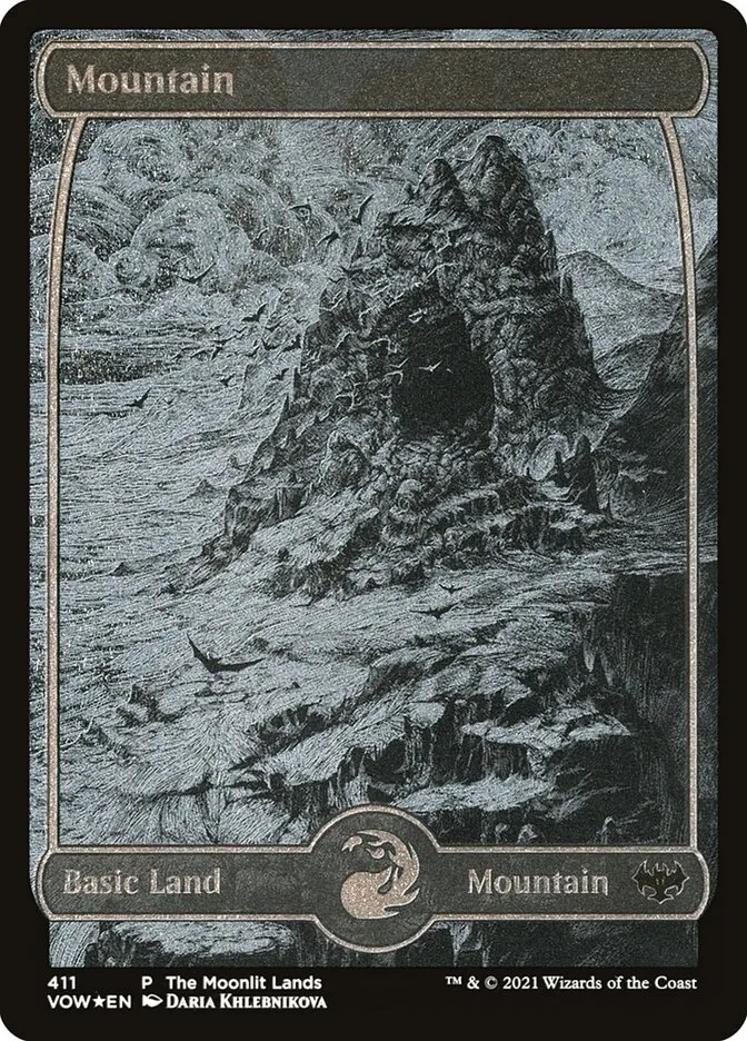 2021 Innistrad: Crimson Vow Mountain #411 common card image