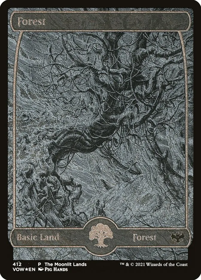 2021 Innistrad: Crimson Vow Forest #412 common card image