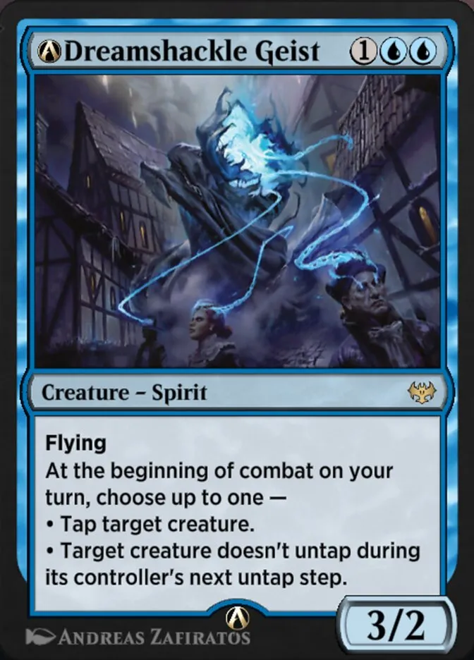 2021 Innistrad: Crimson Vow A-Dreamshackle Geist rare #A-58 rare card image